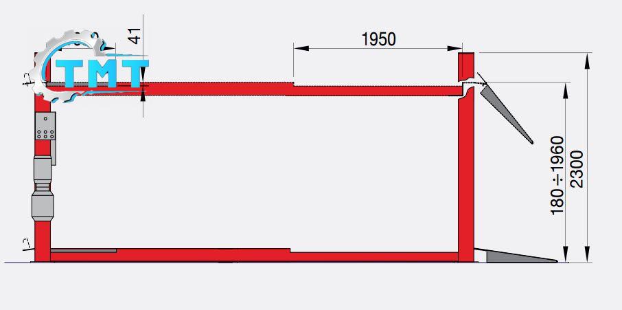 kiểm tra góc lái ERCO 4004W CT, cầu nâng 4 trụ