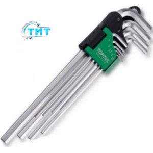 Bộ lục giác 9 món dài Toptul GAAL0912