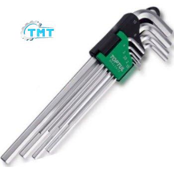 Bộ Lục Giác 9 Món Dài Toptul Gaal0912 Bộ lục giác 9 món dài Toptul GAAL0912