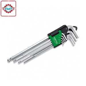Bộ lục giác đầu bi 9 món dài Toptul GAAL0917