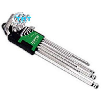 Bộ Lục Giác đầu Bi 9 Món Dài Toptul Gaal0917 Bộ lục giác đầu bi 9 món dài Toptul GAAL0917