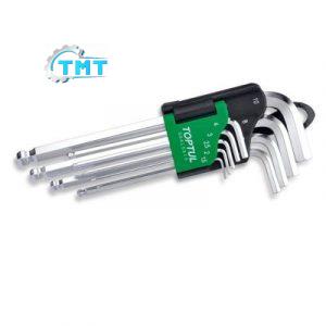 Bộ lục giác đầu bi 9 món Toptul GAAL0916