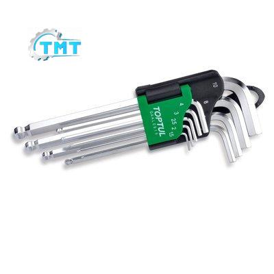 Bộ Lục Giác đầu Bi 9 Món Toptul Gaal0916 Bộ lục giác đầu bi 9 món Toptul GAAL0916