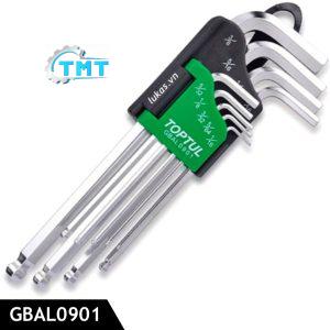 Bộ lục giác đầu bi 9 món TOPTUL GBAL0901