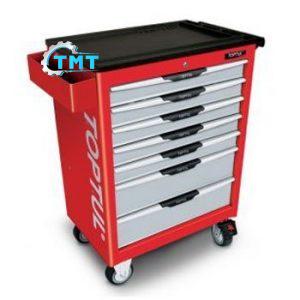 Bộ tủ dụng cụ 7ngăn màu đỏ 157 chi tiết Toptul GCAJ0059