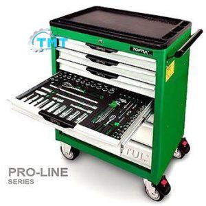Bộ tủ 7 ngăn màu đỏ 279 chi tiết Toptul GV-27906