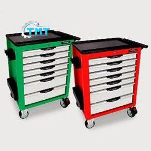 Bộ tủ dụng cụ 7 ngăn xanh 261 chi tiết Toptul GV-26101