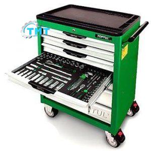 Bộ tủ dụng cụ 7 ngăn xanh 261 chi tiết Toptul GV-26105