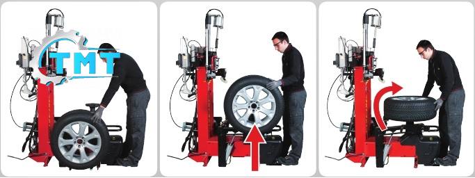 Cơ cấu nâng lốp Máy ra vào lốp tự động Artiglio500