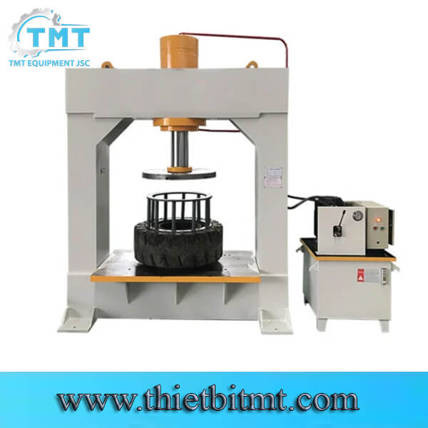 máy ép thay lốp xe nâng