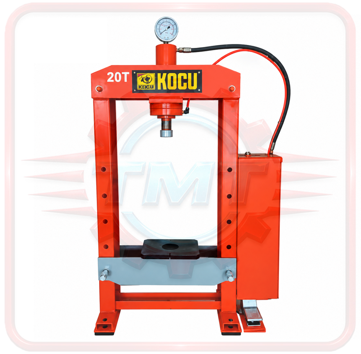 Máy ép thuỷ lực- dùng khí nén có đồng hồ MQSY-30T 6 may ep thuy luc co dong ho mqsy 20t