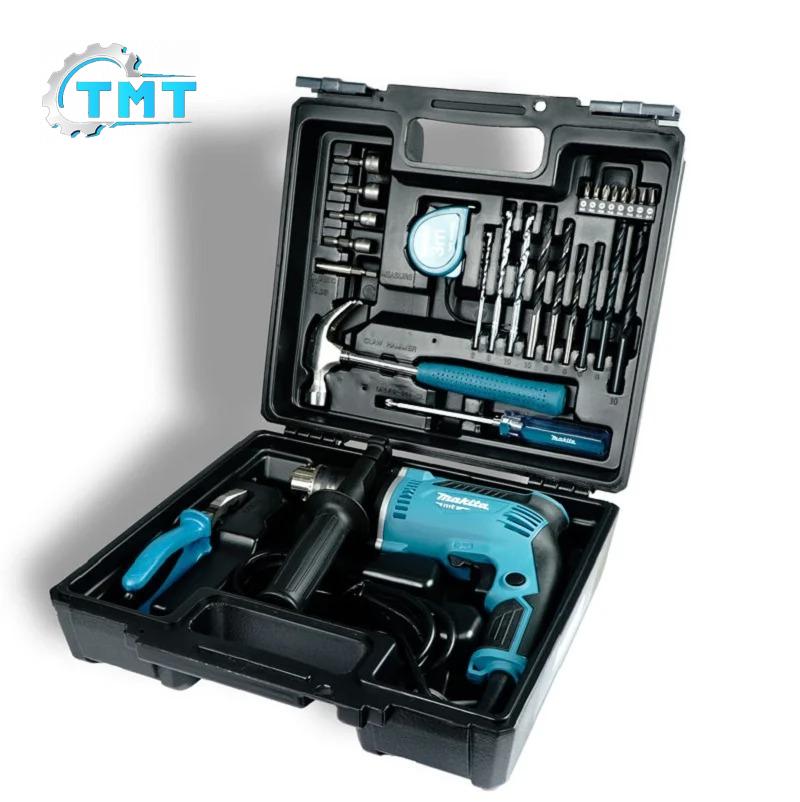 Máy Khoan Búa 26 Phụ Kiện Makita M8103kx2b Máy khoan búa 26 phụ kiện Makita M8103KX2B