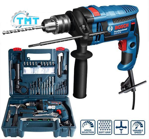 Máy Khoan Búa động Lực Bosch Gsb 16re Set Máy khoan búa động lực Bosch GSB 16RE SET