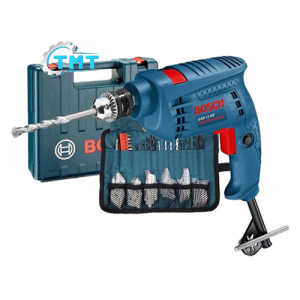 Máy khoan tường Bosch GSB 10RE (valy nhựa, bộ mũi khoan + đầu vít)