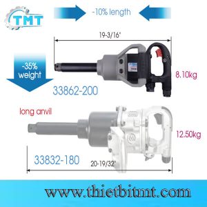 Súng vặn bulong dùng hơi cốt dài vỏ composite 1 inch 2.712 N.m Kingtony 33862-200