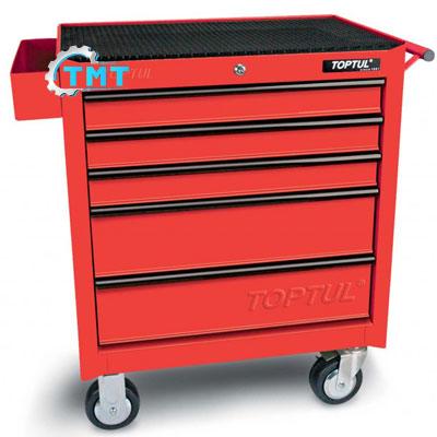 Tủ 5 Ngăn Có Bánh Xe Di động ( Màu đỏ) Toptul Tcaa0502 Tủ 5 ngăn có bánh xe di động-( Màu đỏ) Toptul TCAA0502