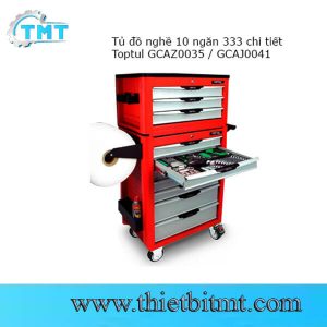 Tủ đồ nghề 2 tầng 10 ngăn 333 chi tiết GCAZ0035 và GCAJ0041