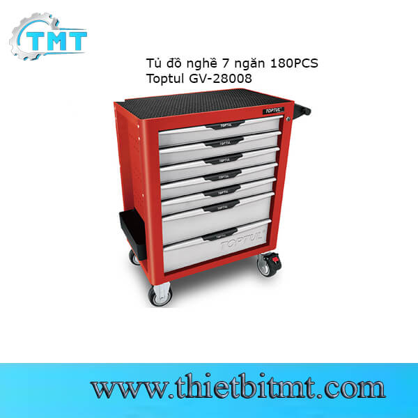 Tủ đồ nghề 7 ngăn 280pcs Toptul GV-28008