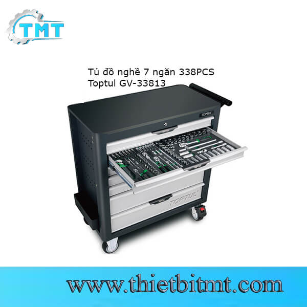 Tủ đồ nghề 7 ngăn 338pcs Toptul GV-33813