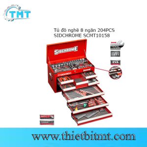 Tủ đồ nghề 8 ngăn 204 chi tiết Sidchrome SCMT10158
