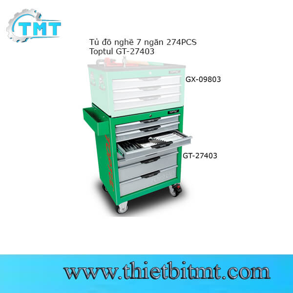 tu-dung-cu-7-ngan-274pcs-toptul-gt-27403-1 Tủ dụng cụ 7 ngăn 274PCS Toptul GT-27403
