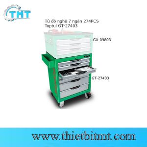 Tủ dụng cụ 7 ngăn 274PCS Toptul GT-27403