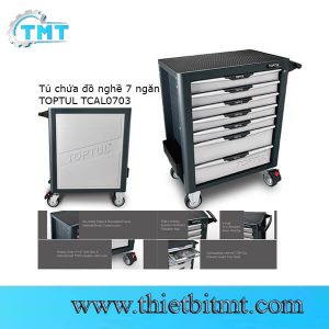 Tủ dụng cụ 7 ngăn cao cấp chống lật Toptul TCAL0703