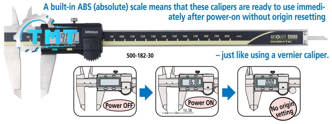 Thước cặp Mitutoyo, Mitutoyo 500-181-30, thước cặp 150mm, thước cặp 200mm