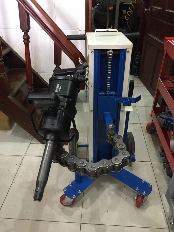 Giá treo đỡ súng siết bulong 1 inch dạng xích 13 Giá treo đỡ súng siết bulong 1 inch dạng xích