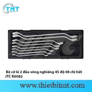 Bộ cờ lê 2 đầu vòng nghiêng 45 độ 08 chi tiết JTC K6082