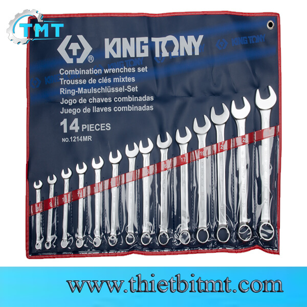 Bộ cờ lê vòng miệng 14 chi tiết 10-32mm Kingtony 1214MR