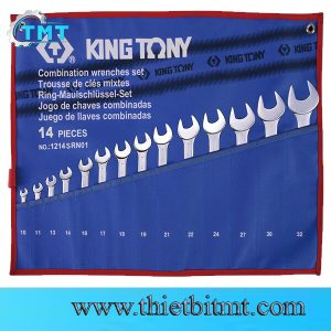 Bộ cờ lê vòng miệng 14 chi tiết hệ inch Kingtony 1214SRN01