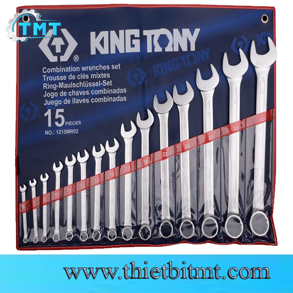 Bộ cờ lê vòng miệng 15 chi tiết 6-32mm Kingtony 1215MR02