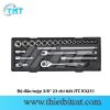 Bộ đầu tuýp 3/8 23 chi tiết JTC K3231 2 Bộ đầu tuýp 3/8 23 chi tiết JTC K3231