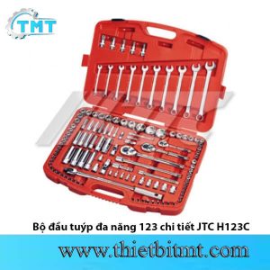 Bộ đầu tuýp đa năng 123 chi tiết JTC H123C