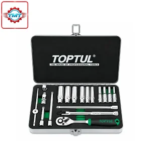 Bộ dụng cụ đồ nghề sửa chữa 18pcs Toptul GCAD1822