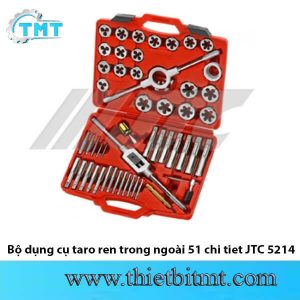 Bộ dụng cụ taro ren trong ngoài 51 chi tiet JTC 5214