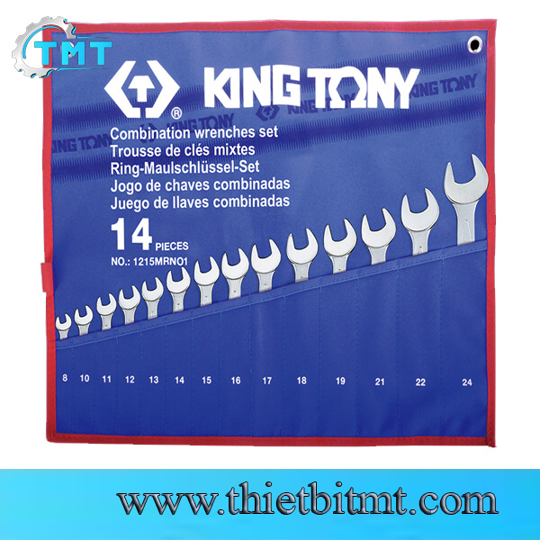 Bộ khóa vòng miệng 14 chi tiết Kingtony 1215MRN01