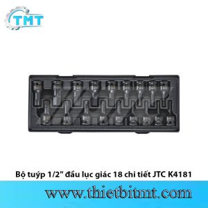 Bộ tuýp 1/2 đầu lục giác 18 chi tiết JTC K4181