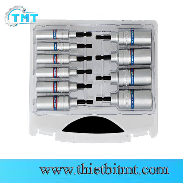 bo-tuyp-mui-vit-ban-ton-14-inch-8-24mm-kingtony-1010cmr201-1 Bộ tuýp mũi vít bắn tôn 1/4 inch 8-24mm KINGTONY 1010CMR