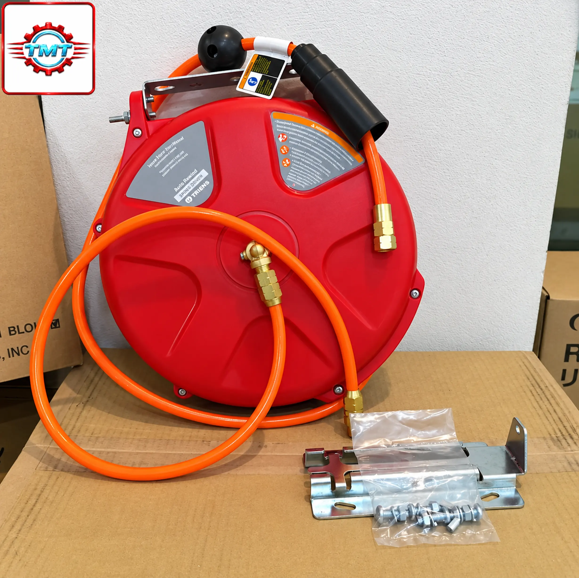 Cuộn ống hơi 8m SHS-208Z 6 Cuộn dây khí tự rút, hộp dây khí tự rút, SHS-208Z, cuộn dây 6.5mm x 8m