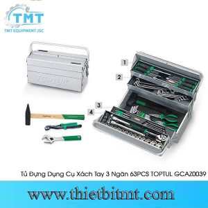 Hộp dụng cụ xách tay 63 chi tiết Toptul GCAZ0039