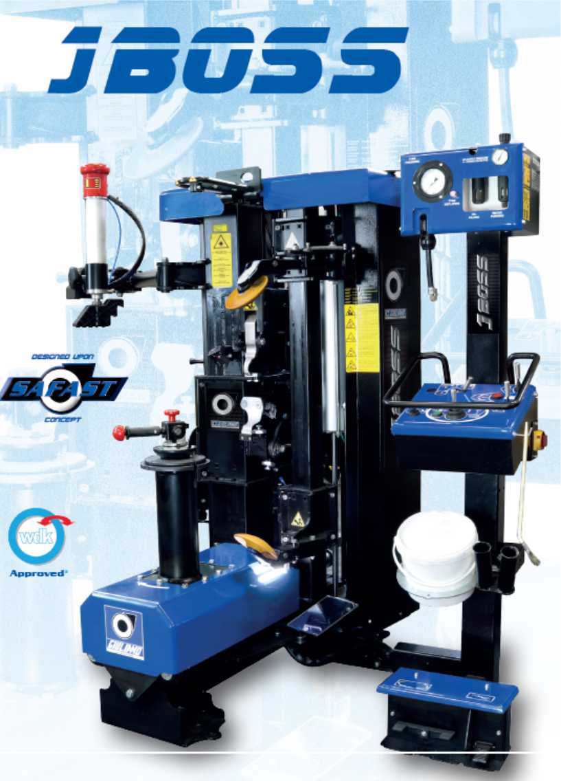 máy tháo vỏ tự động J-BOSS, máy làm lốp siêu tự động J-BOSS, Robot tháo vỏ xe ô tô J-BOSS, Máy ra vào lốp siêu tự động J-BOSS