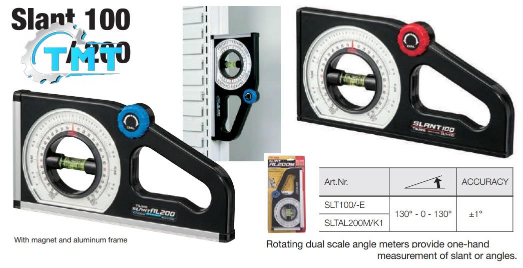 slt-spec Thước thủy đo góc, SLT100E, SLTAL200M, Tajima SLT100E