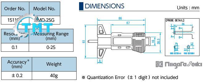 thuoc-do-gai-lop-niigata-1 Thước kiểm tra gai lốp DMD-25G, thước đo độ sâu gai lốp, EA725F-70