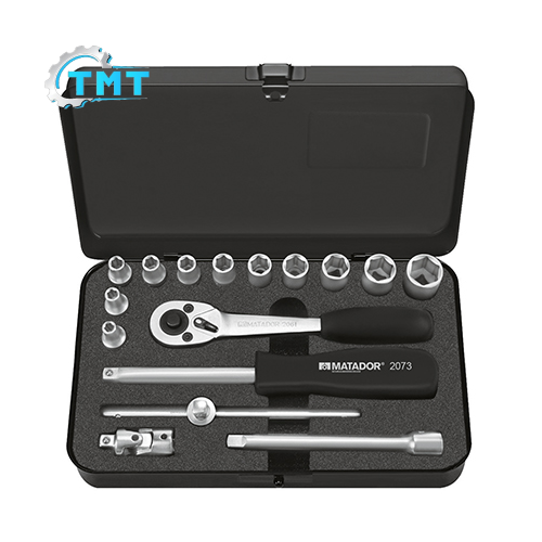 2115_9160_0c6a4fd484994162b8c7d4d0657b15fa_1024x1024 1/4'' Bộ tuýp lục giác 16 chi tiết 4 - 13 mm Matador 2115 9160