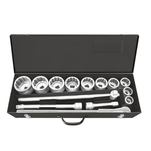 1'' Bộ tuýp bông 14 chi tiết 36-80 mm Matador 6144 9140 3 1'' Bộ tuýp bông 14 chi tiết 36-80 mm Matador 6144 9140