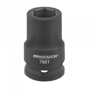 Đầu tuýp đen 1''/36mm Matador 7681 0360