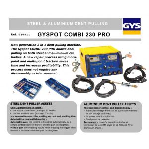Máy hàn rút Tôn+Nhôm 3 súng COMBI 230 Pro (Cod.020511)