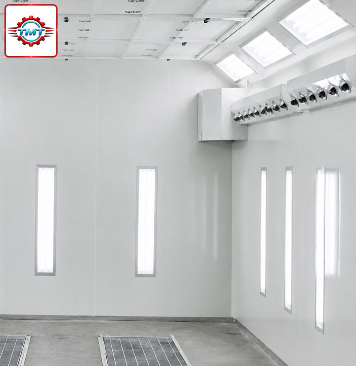 Phòng sơn nhanh - sấy gốc dầu sử dụng đèn hồng ngoại PSS 180103 ECOTEK 7 phong xit son